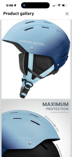 OutdoorMaster Kelvin II Ski Helmet - Snow Sport Helmet Snowboard Helmet for Men Women & Youth