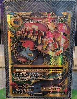 M Venusaur EX (Full Art) - XY - Evolutions (EVO), Condition: Moderately Played