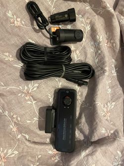 Dash Cam with Rear Camera and Cables
