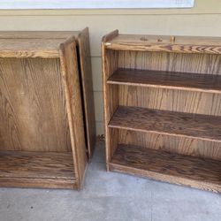 Set Of 3 Bookshelves 33x38x10 