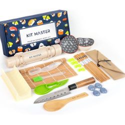 At home Sushi Making Kit for Beginners and Pros – All in One Set – Easy to Use