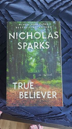Nicholas Sparks novel "True Believer"