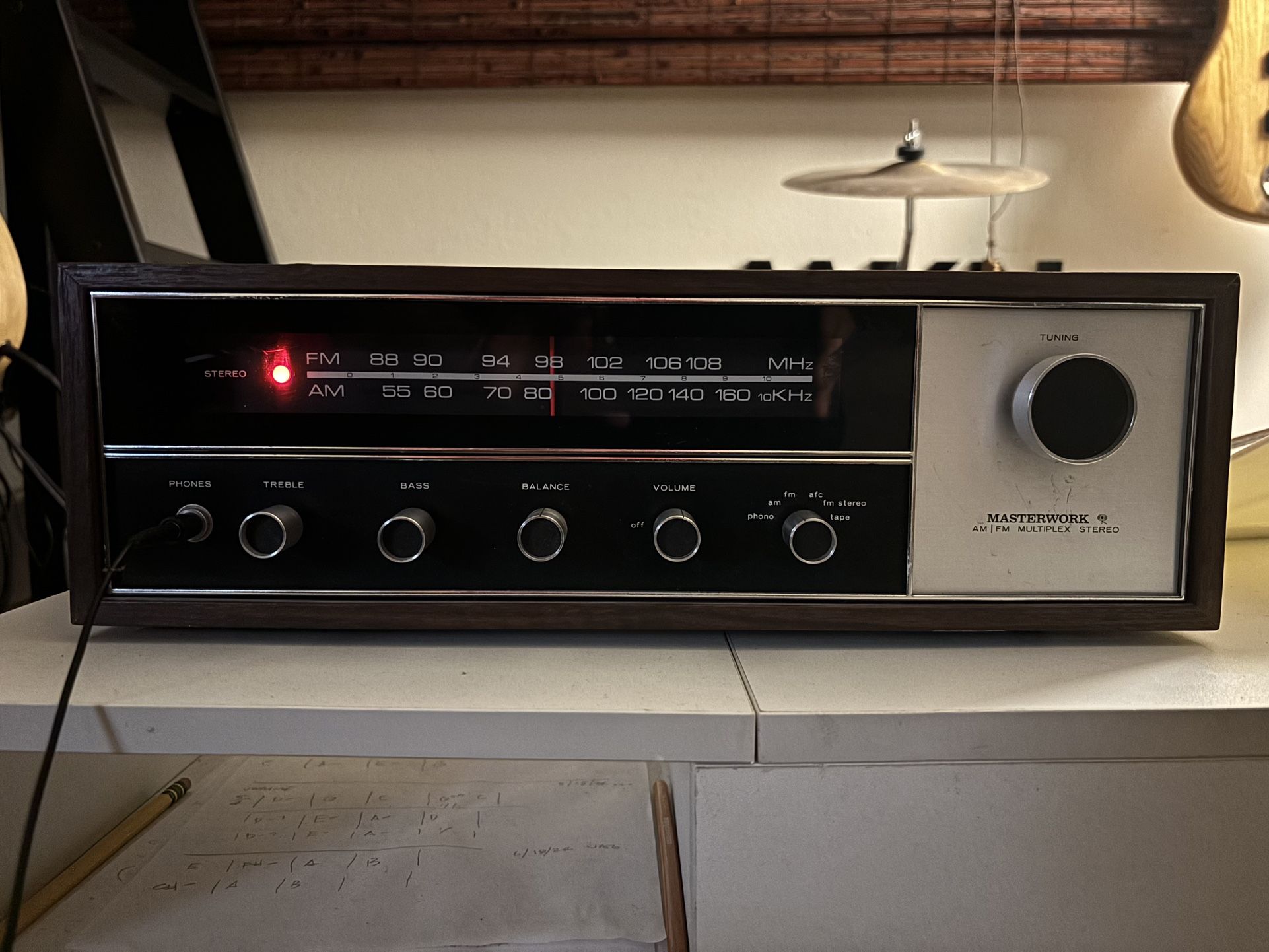 Vintage Masterwork Am Fm Multiplex Stereo