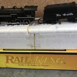 RaiKing Rio Grand 4-6-0 Steam Engine andTender