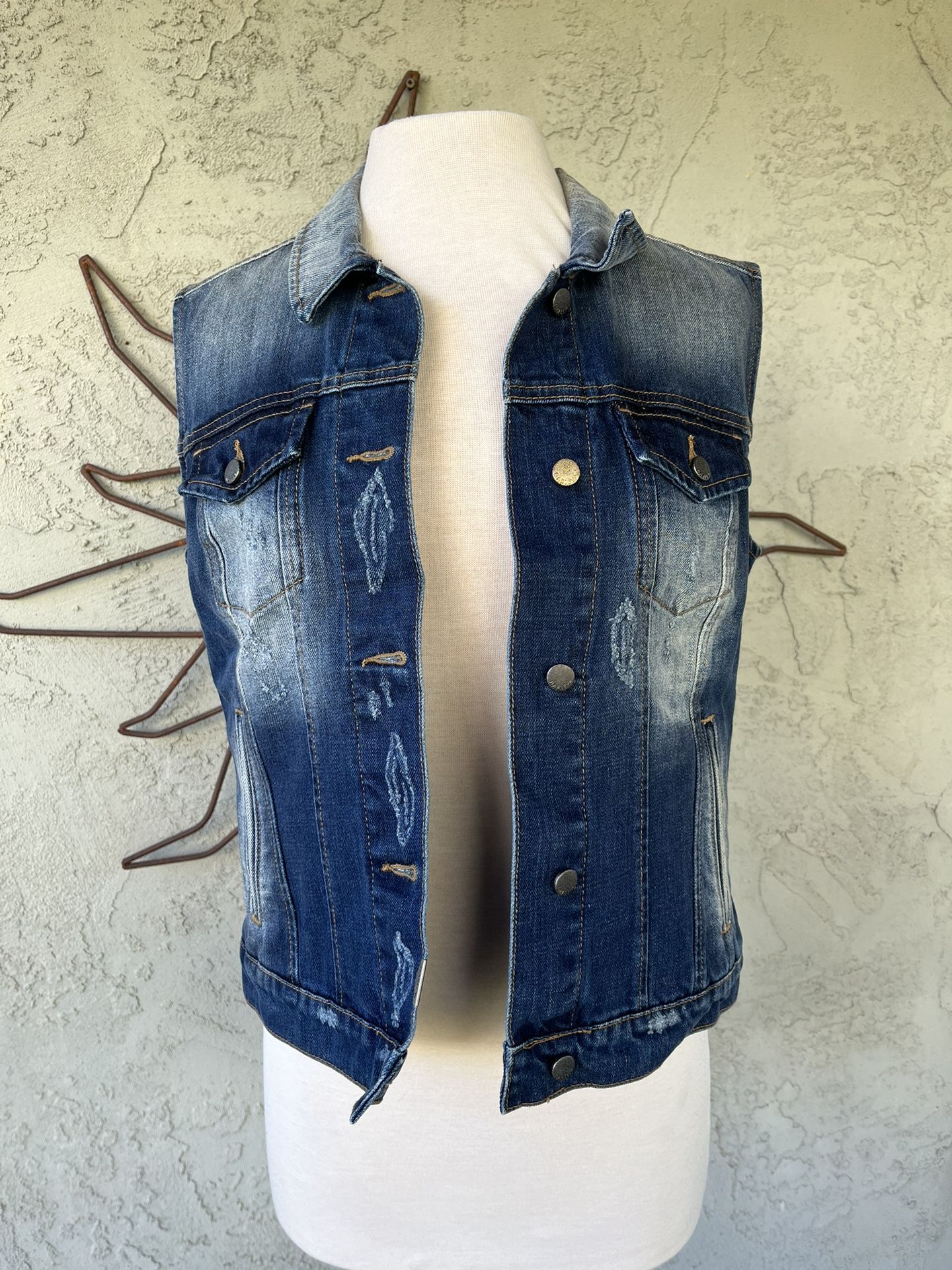 Denim Harley Davidson Vest