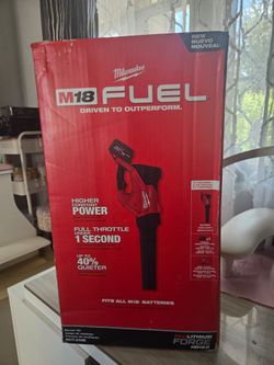 Milwaukee m18 fuel blower kit with forged 12.0 battery