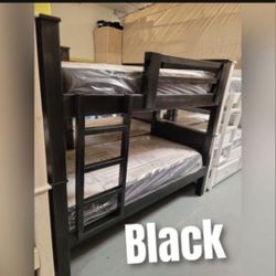 Bunk Beds / Twin Twin Literas Madera 100% Pinewood