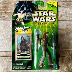 Star Wars Power of the Jedi Gungan Warrior Action Figure Hasbro 2000 84274 New