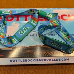 Two Tickets (wristbands) BottleRock Napa 2026