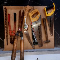 A VARIETY  OF Tools ( Saws And More7 Total ) For $18.00...