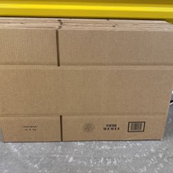 Lot 17 Pieces Cardboard Boxes 18" X 10" X 8" Shipping Moving Packing