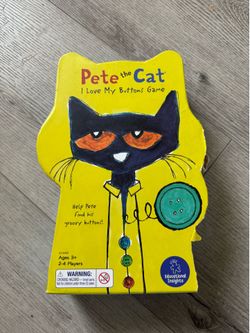 Educational Insights Pete the Cat I Love My Buttons Game