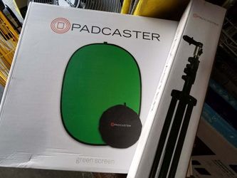 Padcaster Green Screen Kit with Tripod Includes Stand and Storage Bag