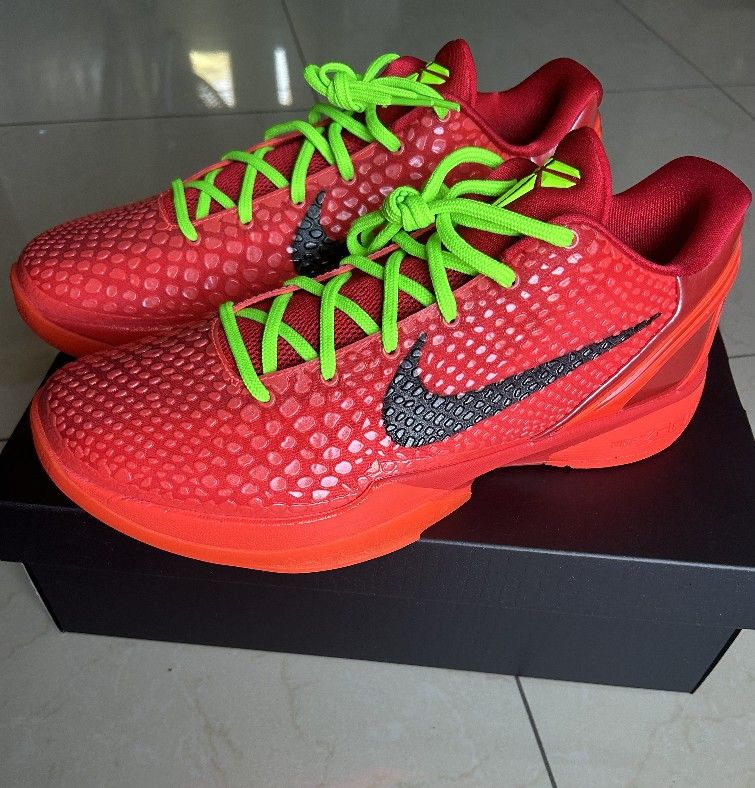 Nike Zoom KOBE ZK6 Proto Reverse Grinch Authentic Size 11