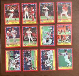 1988 FLEER BASEBALL WORLD SERIES 12 CARD SET ST. LOUIS CARDINALS MINNESOTA TWINS Kirby Puckett Ozzie Smith
