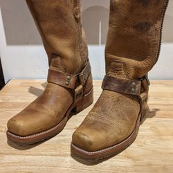 Double H Leather Boots Zipper Size 7