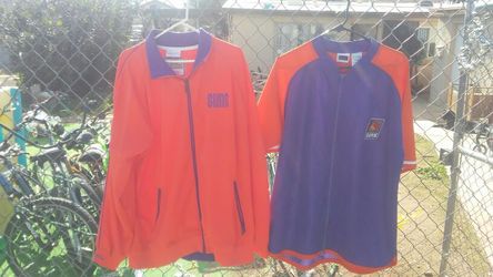 Jacket and warm up shirt