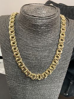 10k gold chino link chain, 24 inch for a good price!!