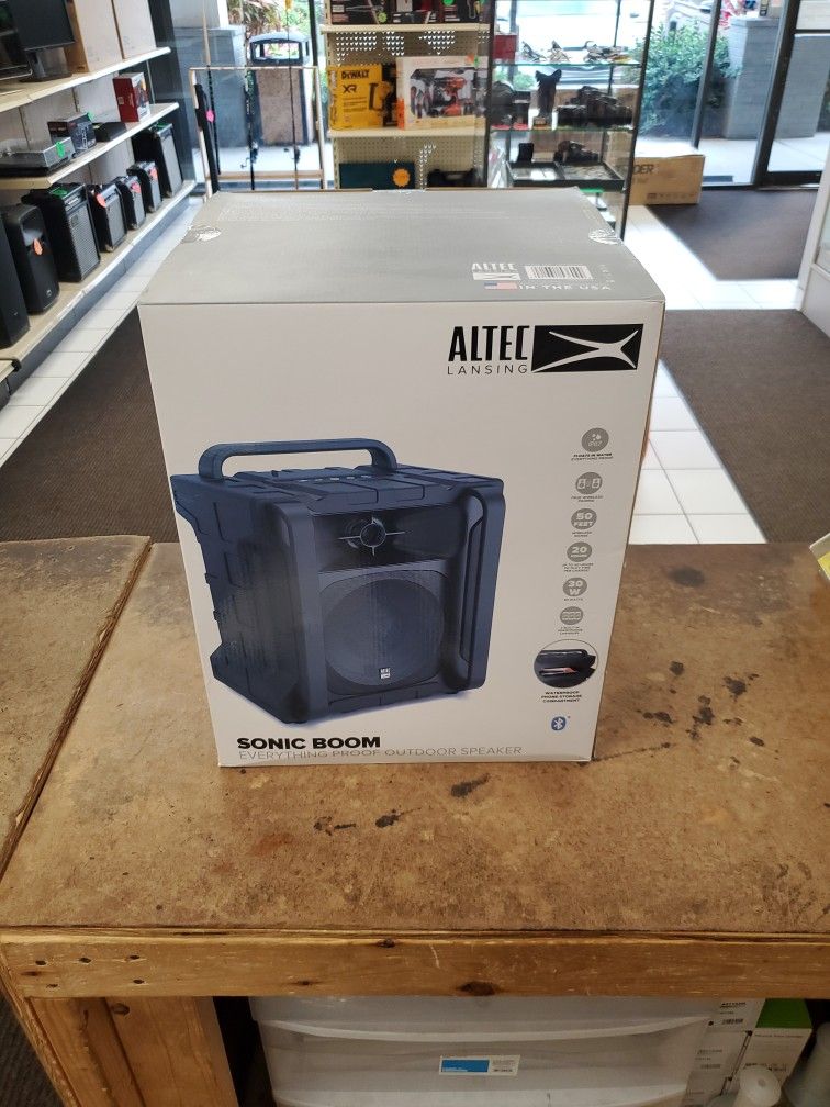 Altec Lansing Sonic Boom Outdoor Bluetooth Speaker