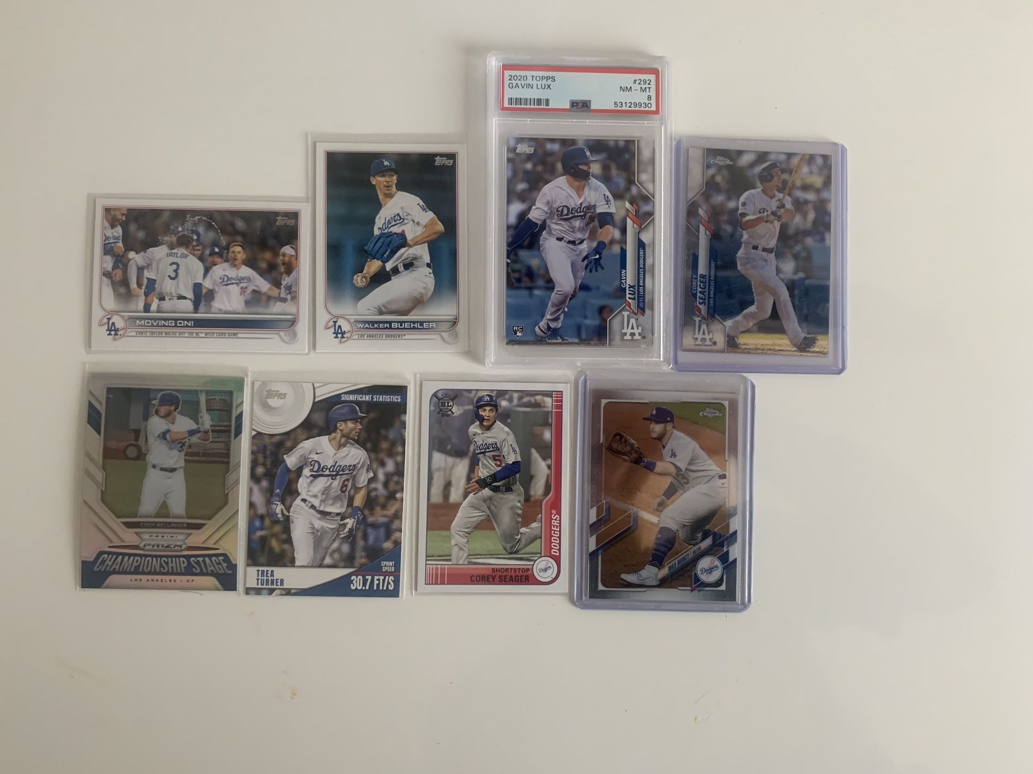 Los Angeles Dodgers Card Slab Lot