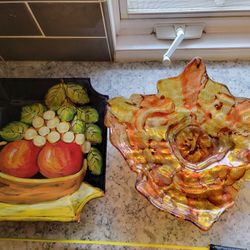 2 Platters Made In Italy $20 BOTH
