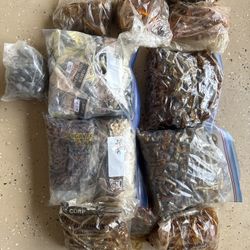 Large Lot of Saltwater & Freshwater Grubs + Jig Heads 