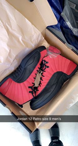 Jordan 12 Reverse Flu Game Size 9