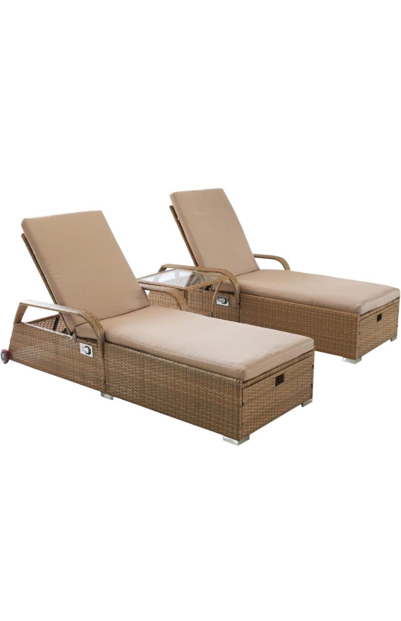 3 PC Outdoor Lounge Chair
