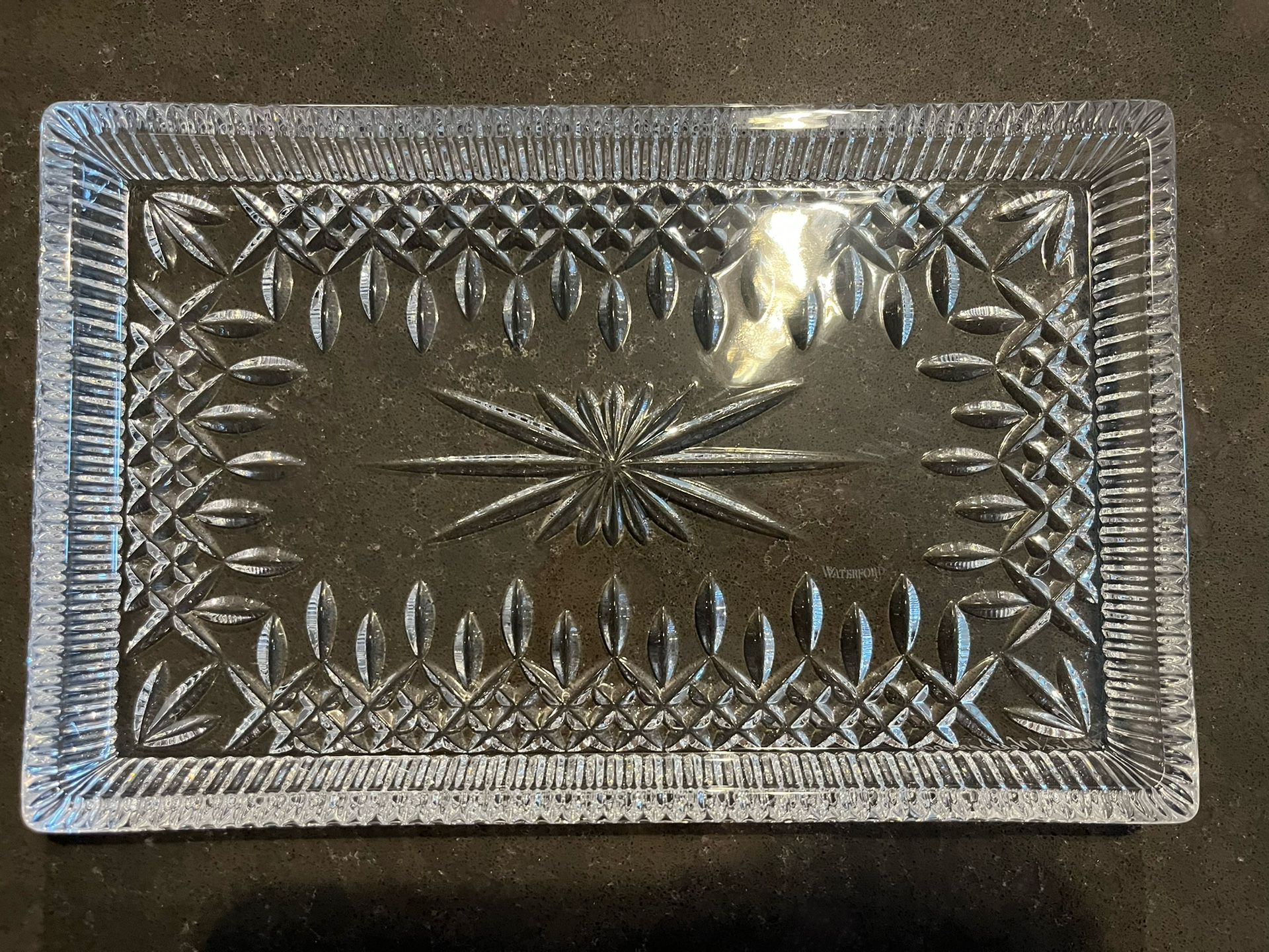 Waterford Crystal Lismore Rectangular Tray