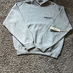 GREY ESSENTIAL HOODIE 