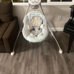 Columpio Azul Con Blanco 