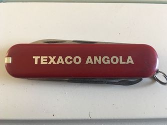 Vintage Texaco Angola Swiss Knife