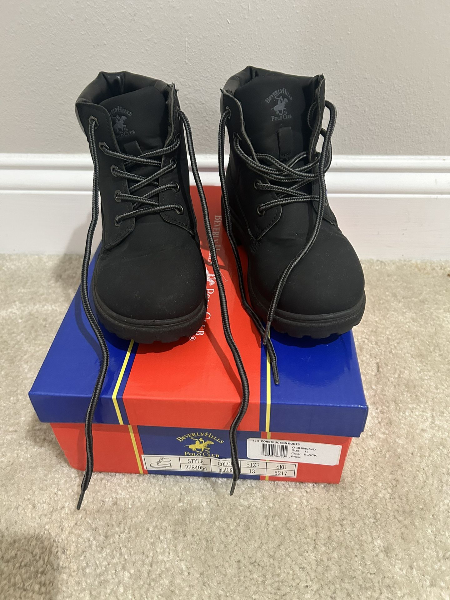 Beverly Hills Polo Club Unisex-Child Work Fashion Boot size 13