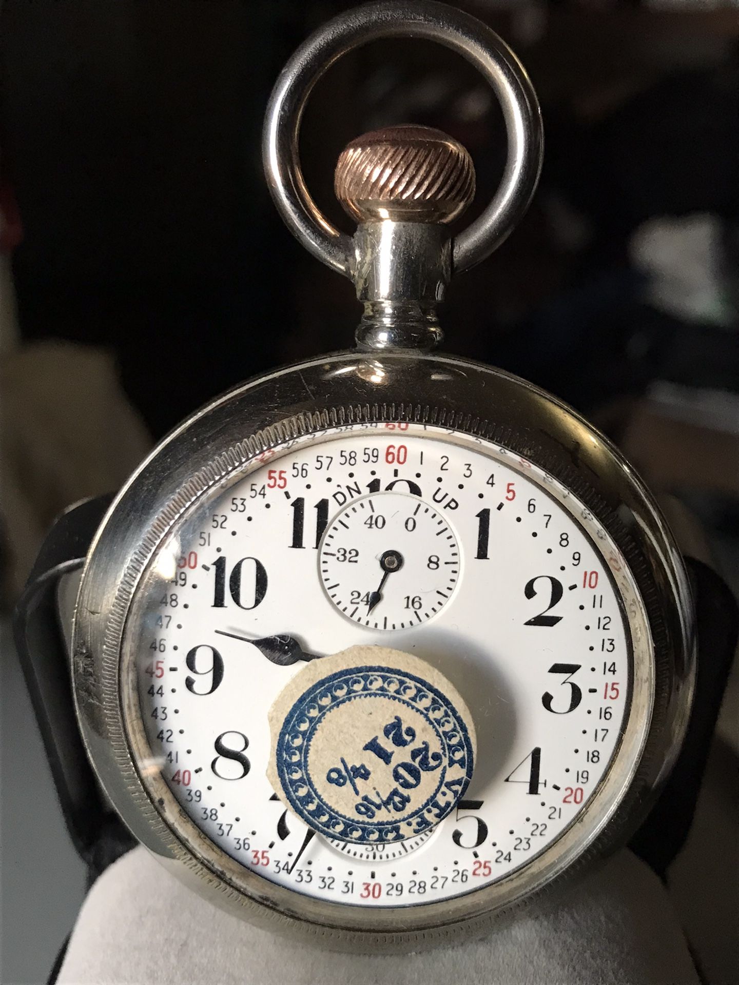 Antique 1910 Elgin Raymond Diamond CJ” Wind Indicator