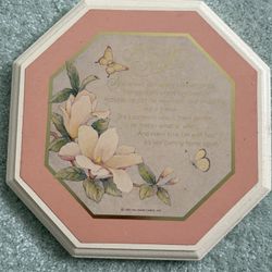 1983 Vintage Hallmark Plaque With Sentimental Message About Sisterhood