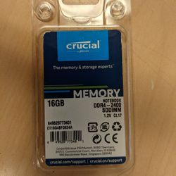 Crucial Notebook/Laptop Memory/Ram