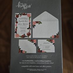 Wedding Invitations & Matching Thank You Cards