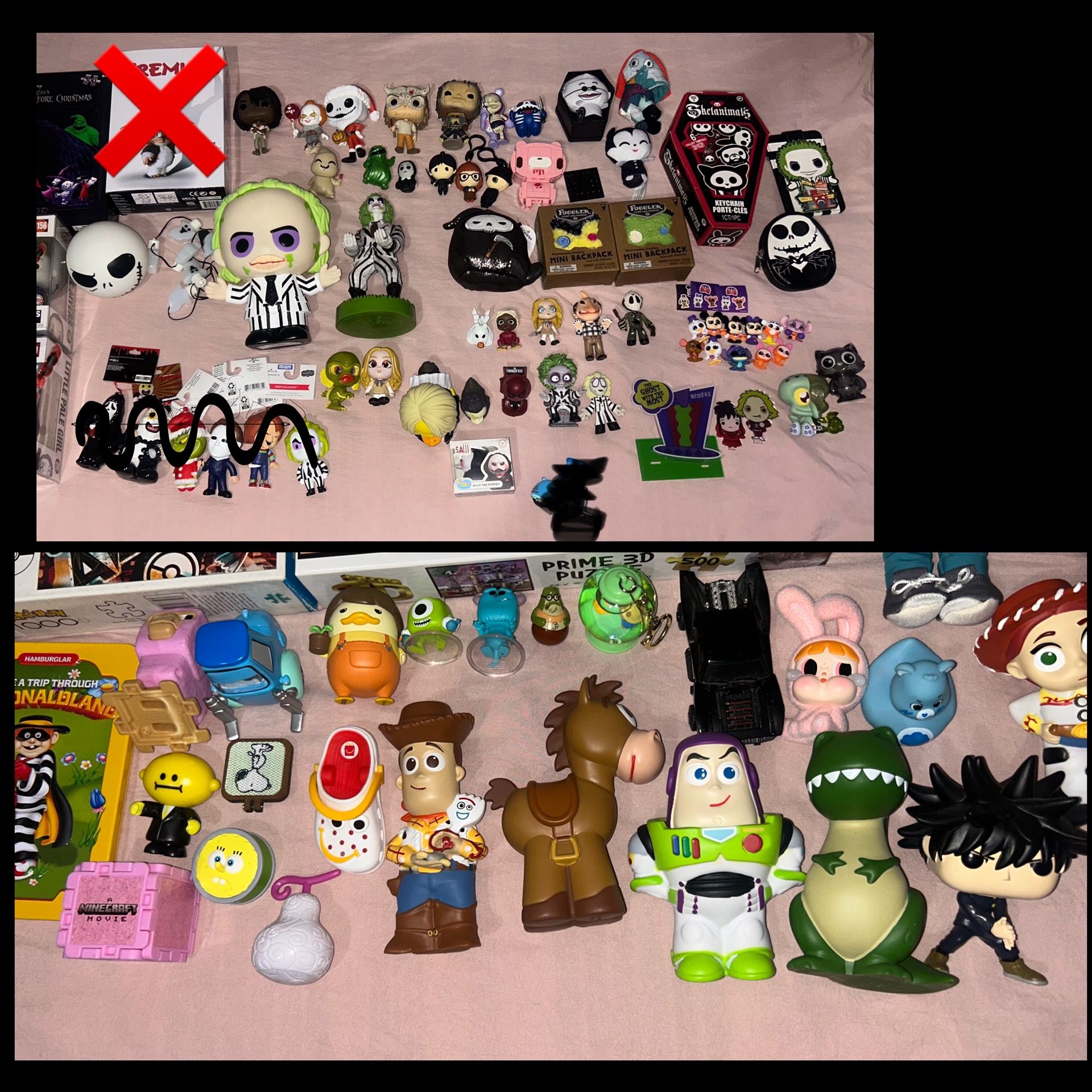 OOB Funkos, Pop Mart, Disney Collectibles