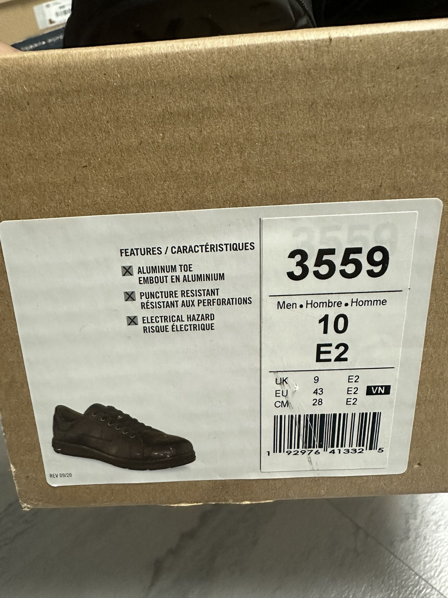 Work Shoes, Aluminum Toe