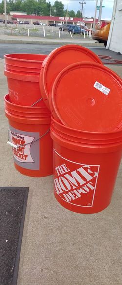 Home Depot Bucket 5gal, 5gal Lids