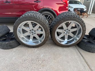 Rim and tires 6 lug