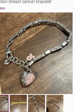 Brighton Breast Cancer Bracelet. $10.00