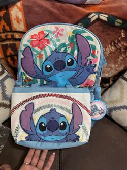 Brand new Back to school Lilo and Stitch backpack and lunchkit $10