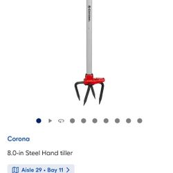 8.0-in Steel Hand tiller