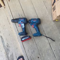 Bosch.  GDR18V-1400 Drill  Tools 