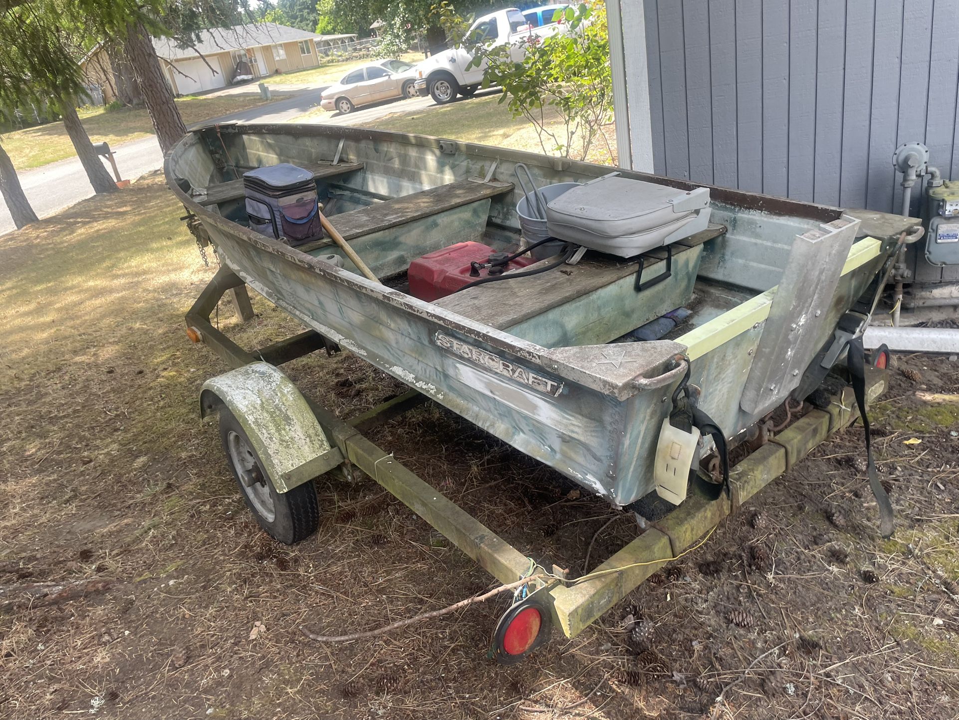 12 Ft StarCraft With Trailer And Honda 7.5hr Motor