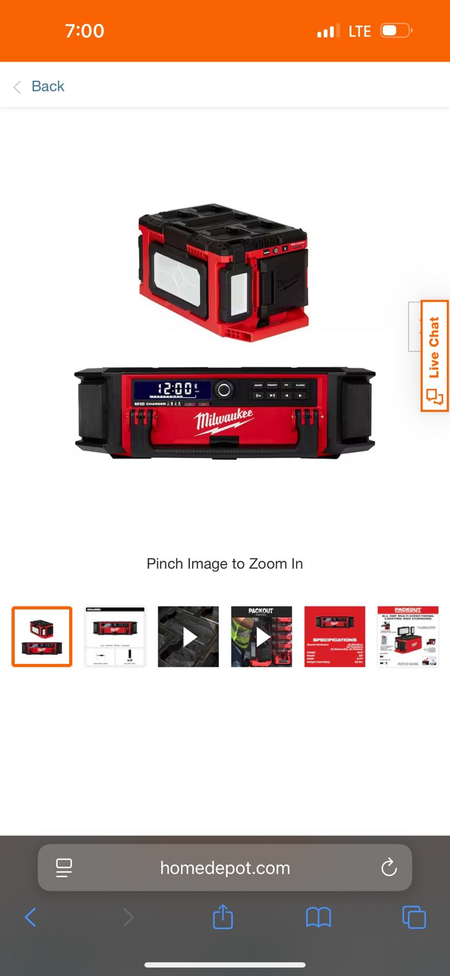 M18 Milwaukee Packout Speaker
