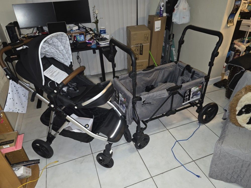 Jeep Wrangler Stroller Wagon And Mockingbird Stroller 