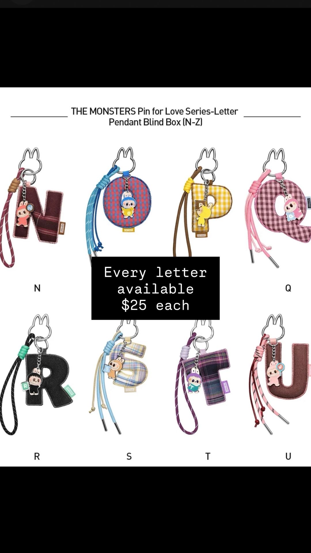 Pin for Love Letters N-Z
