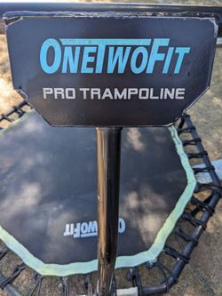 OneTwoFit Pro Trampoline With Handle
